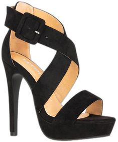 Fitted Platform Heels For Date Night, Platform Sandals For Night Out, Sleek Platform Heels For Party, Chic Ankle Strap Heels For Club, Trendy Open Toe Heels For Going Out, Chic Strappy Heels For Club, Stylish Heels, Party Look, Toe Designs