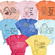 Disney Shirts For Women, Cinderella Shirt, Cute Disney Shirts, Disney Tee Shirts, Disney Princess Shirts, Plus Size Disney, Disney Tee, Disney World Outfits, Disney Trip Shirts