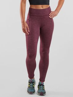 Women's Fleece Lined Leggings: Crash Striated Snug Athleisure Activewear For Winter, Snug Winter Athleisure Activewear, Technical Activewear For Fall Outdoor Activities, Technical Activewear For Outdoor Activities In Fall, Sporty Activewear With Fleece Lining For Sports, Sporty Snug Fit Solid Color Activewear, Functional Midweight Activewear For Fall, Fleece-lined Athleisure Activewear For Sports, Winter Activewear For Outdoor Activities, Sweat Resistant