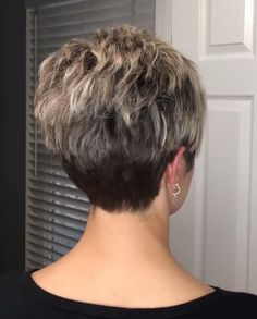 Stacked Haircuts, Stacked Hair, Really Short Hair, Short Haircuts For Women