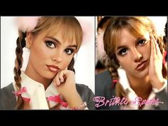 Britney Spears Makeup Hit Me Baby, Britney Spears Makeup Tutorial, Britney Spears Makeup 2000s, Britney Spears Baby One More Time, Britney Spears Halloween Costume Ideas, Britney Spears Makeup, Digital Artwork Girl, 90s Makeup Tutorial, Britney Spears Halloween Costume