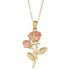 Fine Jewelry Rose Gold Flower Pendant, Rose Gold Pendant Jewelry Gift For Mom, Rose Gold Charms Jewelry For Valentine's Day, Rose Gold Flower Pendant Fine Jewelry, Rose Flower-shaped Jewelry For Mother's Day, Valentine's Day Flower Pendant Jewelry With Rose Design, Valentine's Day Rose Design Flower Pendant Jewelry, 14k Gold Rose-colored Jewelry With Rose Design, 14k Rose Gold Jewelry With Flower Charm