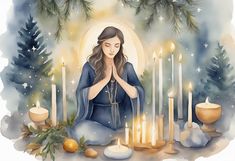 Yule Rituals for Winter Solstice (Embracing Ancient Traditions) - witchymagicks.com Imbolc Ritual, Water Swirl, Celtic Festival, Witch Diy, Herbal Magic, Lucid Dreaming