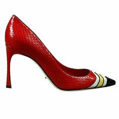 Segio Rossi Scarpe Donna Lipstick Red Python Pointed Toe Heels N4701 Size 38.5  Brand: Sergio Rossi Size: 38.5 Color: Lipstick red Material: Leather Heel: Approx 4" Red High Heel Court Shoes With Reinforced Heel, Red Pointed Toe Heels With Contrasting Heel Counter, Red Pointed Toe Heels With Deep Heel Cup, Red Court Shoes With Pointed Toe And Red Sole, Red High Heel Court Shoes With Sculpted Heel, Designer Red Heels With Contrasting Heel Counter, Spring Red Court Shoes With Branded Heel, Luxury Red Heels For Spring, Luxury Red Pointed Toe Court Shoes