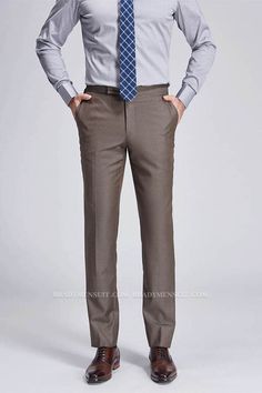 Discover Jalen Formal Straight Fit Solid Brown Casual Mens Pants at BradyMensuit. Shop Brown Solid mens pants both for formal and causal. Dress pants, slacks and chino pants are also offered in standard size and measurements. Slim Fit Brown Bottoms For Business, Slim Fit Brown Dress Pants For Business, Brown Slim Fit Dress Pants For Business, Slim Fit Brown Dress Pants With Tapered Leg, Brown Slim Fit Dress Pants With Tapered Leg, Formal Brown Slim Fit Bottoms, Brown Slim Fit Formal Bottoms, Straight Business Work Pants With Pockets, Business Straight Work Pants With Pockets