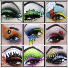 This would be sooo much fun to try! Green Day album logo inspired make-up. Green Day Albums, Album Logo, Too Much Makeup, Green Day, Makeup Accessories, Halloween Face Makeup, Make Up, Concert, My Style