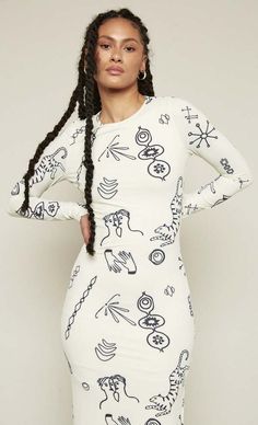 Make a playful statement with our white doodle print mesh dress. featuring long sleeves and a unique doodle print this dress blends whimsical design with modern sophistication. the sheer mesh fabric adds a layer of intrigue while the split at the bottom offers a contemporary edge.    95% polyester 5% elastane Print Mesh Dress, White Doodle, Doodle Print, Black White Maxi Dress, Dressy Shirts, White Maxi Dress, Whimsical Design, White Floral Dress, Strapless Tops