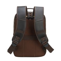 Investing in a Crazy Horse Leather Backpack is a wise choice, as this backpack is crafted from the best and highest grade of grain cowhide leather. The use of crazy horse leather imparts a distinctive vintage style and timeless rustic features to the backpack, making it a unique and enduring accessory. As you use the backpack over time, it will develop a beautiful patina, enhancing its aesthetic appeal. The inherent quality of crazy horse leather not only ensures durability but also adds character to the backpack, making it a valuable and stylish investment for those who appreciate both functionality and timeless design. This leather backpack is made of high-quality crazy horse full-grain cowhide leather that gives it a special kind of vintage style and timeless rustic features, it will ge Leather Backpack With Leather Trim For Everyday, Business Backpack With Leather Trim In Brown, Brown Leather Backpack With Leather Trim For Everyday Carry, Brown Business Backpack With Leather Trim, Business Brown Backpack With Leather Trim, Brown Leather Trim Backpack For Business, Business Backpack With Leather Trim, Brown Leather Trim Business Backpack, Classic Leather Backpack With Leather Backing For Outdoor