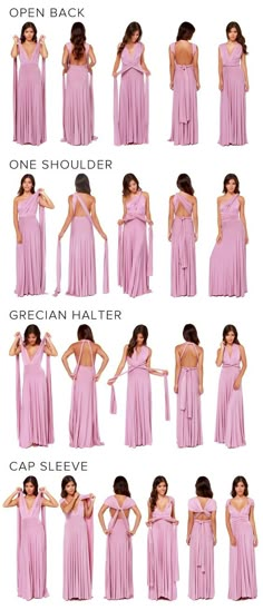 different ways to wear a pink dress