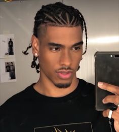 Dyed Black Hair Men, Box Twists Men, Men’s Box Braids Short Hair, Men’s Braided Designs, Single Braids For Men, Black Man Haircut, Mens Box Braids, Two Strand Twist Men, Braids Man