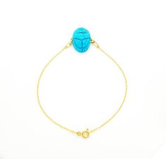 ***** CHRISTMAS OFFER *****FREE EXPRESS SHIPPING ON ORDERS OF 99$ OR MORE TO ALL US CUSTOMERS.Nothing you need to do, simply we will automatically upgrade your order to Express shipping when you buy for 99$ or more.Turquoise Scarab Bracelet, 14k Gold Scarab Charm Bracelet, Egyptian Beetle Bracelet, Ancient Egyptian Jewelry.Scarab amulets were used by ancient Egyptians for their magical rejuvenating properties, they were to give powers of protection or renewal for the wearer. Scarabs found often Adjustable Turquoise 14k Gold Jewelry, Adjustable 14k Gold Turquoise Jewelry, Turquoise Cabochon Round Bracelets, Turquoise Round Cabochon Bracelets, Turquoise Cabochon Bracelet, Turquoise Bracelet Jewelry Gift, Turquoise Birthstone Bracelet, Yellow Gold Cabochon Bracelet As Gift, Adjustable Turquoise Cabochon Bracelet