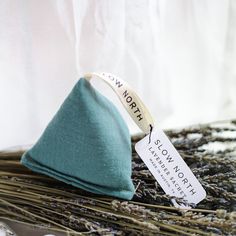 Lavender Sachet - Lagoon by Slow North Clothes Drawer, Aromatherapy Benefits, Lavender Sachets, Dried Lavender, Potpourri, Aromatherapy, How To Fall Asleep, Lavender