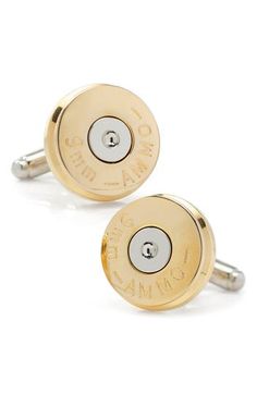 Add some punch to your look with a pair of bold bullet cuff links. Metal Imported Cuff Links For Men, Gold Cufflinks, Cuff Links, Cufflinks, Aurora, Mens Jewelry, Cottage, Nordstrom, Cuff