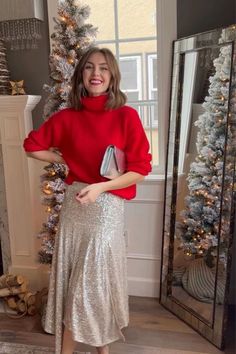 Christmas Fashion Outfits, Xmas Outfit, Xmas Outfits, Trendy Christmas Outfits, Christmas Day Outfit, Christmas Look, Christmas Party Outfit, Rock Outfit, Christmas Party Outfits