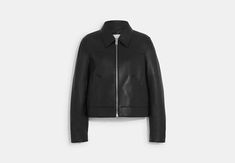 COACH® Outlet | Leather Jacket Neutral Bag, Coach Outlet, Coach Leather, Black Leather Jacket, Off Black, Women Perfume, Perfect Pair, Outlet, Black Leather