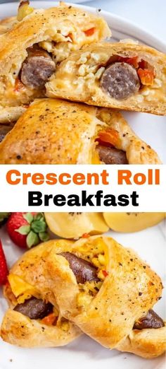 this is an image of crescent roll breakfast