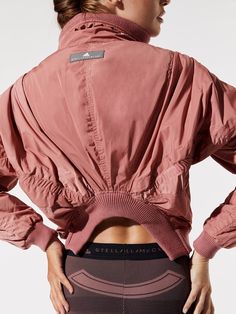 ADIDAS BY STELLA MCCARTNEY Training Short Padded Jacket Raw pink JACKETS Yoga Workout Clothes, Sports Wear Women, Tennis Fashion, Active Jacket, Futuristic Fashion, Adidas By Stella Mccartney, Pink Jacket, Stella Mccartney Adidas