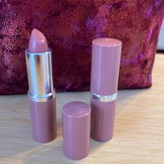 2 Brand New 02 Bare Pop Clinique Lipsticks. Almost Lipstick Clinique, Clinique Pansy Pop, Clinique Plum Pop, Clinique Lipstick Pop, Longwear Lipstick, Clinique Lipstick, Clinique Pop, Clinique Makeup, Long Wear Lipstick