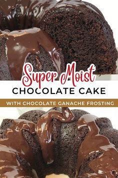 chocolate bundt cake with chocolate frosting