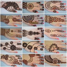 henna designs for hands and feet