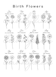 I will create a beautiful birth flower bouquet design Flower Bouquet Tattoo Ribs, Fine Line Flower Bouquet Tattoo, Girly Tattoo, Flower Bouquet Tattoo, Mom Tattoo Designs, Bouquet Tattoo, Mommy Tattoos, Small Flower Tattoos, Birth Flower Tattoos