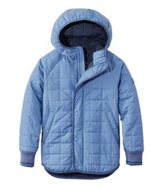 This cozy, lightweight quilted jacket is inspired by our incredibly comfortable grown-up versions. Kids will love the ease of a sweatshirt and parents will love the coverage and protection of a jacket. Relaxed Fit. Ribbing is a blend of 92% acrylic, 6% polyester and 2% spandex. Shell and lining are made from smooth 100% polyester. Insulated with 80 grams of polyester for lightweight warmth without bulk. Machine wash and dry. Hand-me-down label inside to track each adventurer year after year. Hoo Cotton Puffer Jacket With Fleece Lining, Cotton Puffer Jacket With Ribbed Cuffs, Long Sleeve Cotton Puffer Jacket With Ribbed Cuffs, Sporty Long Sleeve Quilted Puffer Jacket, Casual Quilted Hooded Jacket For Outdoor Activities, Casual Cotton Puffer Jacket With Double-lined Hood, Casual Quilted Hooded Jacket With Long Sleeves, Casual Quilted Jacket With Double-lined Hood For Outdoor, Cotton Quilted Long Sleeve Puffer Jacket