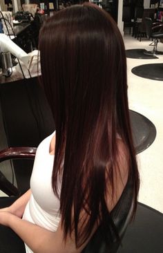 Dark Tone Hair Color Ideas, Black Tinted Red Hair, Black Wine Hair, Black Hair With Tint, Really Dark Red Hair, Blackish Red Hair, Dark Brown Burgundy Hair, Dark Brown Red Hair, Deep Cherry Red Hair