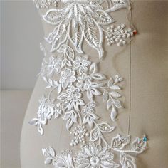 Ivory Embroidery Flower Lace Fabric With Sequin, Floral Bodice Lace Veil Applique Piece, Bridal Wedding Dress Lace Trim, Guipure Lace Patch - Etsy Türkiye Flower Lace Fabric, Lace Veil, Bridal Wedding Dress, Wedding Dress Lace, Lace Veils, Flower Lace, Guipure Lace, Bridal Wedding Dresses, Dress Lace