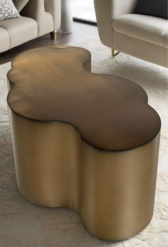 free form gold modern coffee table Coffee Table With Gold Base, Modern Coffee Tables Gold, Glam Gold Coffee Table, Ottoman Coffee Table Gold, Uniqu Gold Coffee Tables, Gold Coffee Table, Matte Gold, Living Room Decor, Coffee Table