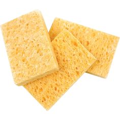 three pieces of crackers stacked on top of each other