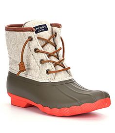 Sperry Saltwater Waterproof Duck Boots #Dillards Winter Duck Boots, Cute Boots