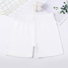 Toddler Kid Girls Dance Shorts Breathable Bike Shorts for Sports Play Underdress Toddlers Girls Shorts Dance Shorts Bike Short Breathable and Safety for Toddler Kid Girls Specification: Material: Cotton Product Type: Shorts Gender: Girls Pants Placket: Elastic waist Pattern Type: Solid Color Season: Summer Package includes: 1 * Shorts Note: 1. 1 inch = 2.54 cm. 2. Manual measurement, error 2-3cm. please make sure you don't mind bidding. Size: 6 - 7 Years.  Color: White.  Gender: female.  Age Group: kids. Toddler Girl Shorts, Dance Shorts, Color Season, Girls Shorts, Active Shorts, Girls In Love, White Outfits, Bike Shorts, Season Summer