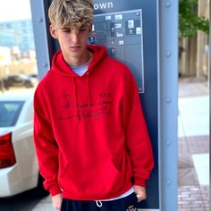 Comfortable and Universal, our Premium Lifestyle Hoody can be paired with a pair of our Sweats, worn under a denim jacket and many other fly ideas that you may come up with. A must have! Red Relaxed Fit Casual Hoodie, Red Casual College Sweatshirt, Casual Red College Sweatshirt, Casual Sweatshirt For Urban Adventures In Fall, Casual Fall Sweatshirt For Urban Adventures, Urban Red Hoodie For Streetwear, Urban Red Hoodie For Fall, Urban Style Red Hoodie For Fall, Red Urban Hoodie For Fall