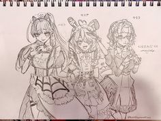 Maid outfits are cute ehhe ART BY ME @PeachFlavouredCans !!!!!   Tags: Meloco Kyoran XSOLIEL Maria Marionette ILUNA Klara Charmwood Denauth Nijisanji EN Vtuber Maid Girls drawing Girls Drawing, Maid Outfit, Girl Drawing