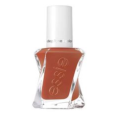 Essie Gel Couture Nail Polish Special Reds & Browns 0.46oz patented swirl-stem and curve-hugging brush even color hugging brush even color coverage precise application Plum Top, Couture Nails, Essie Gel Couture, Gel Couture, Essie Gel, Uv Lamp, Nail Polish Colors, Essie, Topaz