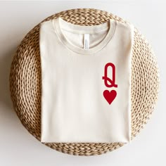 This Gender-Neutral Adult T-shirts item by TheLibraryCloset has 487 favorites from Etsy shoppers. Ships from Wilmington, DE. Listed on Jul 23, 2024 Queen Of Hearts Tshirt, Queen Of Hearts Sweatshirt, Designer T Shirts Women, Heart T Shirt Design, Queen Of Hearts Bachelorette Party, Print T Shirt Ideas, Queen Of Hearts Clothes, Cute Tshirt Designs Graphic Tees, Business Shirt Ideas