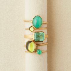 Deliciously rich in color, our Peridot Glacé Ring showcases the brightly saturated hue of Peridot. Pair it with our Peridot Glacé Earrings (E8601PR) for a sweet, yet bold statement. Candle Sconces, Turquoise Ring, Yellow Gold, Stud Earrings, Band, Ring, Yellow, Gold, Color