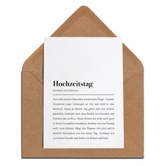 an open book with the words hocchuzustag written on it in german