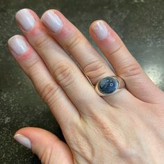 Discover The Natural Beauty Of Our Sodalite Ring. Handcrafted With A Small Cabochon Stone, This Ring Is The Perfect Piece To Add To Your Jewelry Collection. Sodalite Is Believed To Promote Inner Peace And Calmness, Making It A Perfect Accessory For Everyday Wear. Elevate Your Look With This Unique And Elegant Ring. Ring Size 5 Made Of: Sodalite Silver Plating (7-10 Microns) Over Brass Made In Brazil Disclaimer: Please Note That All Semiprecious Stones Have Imperfections And Are Part Of Their Own Everyday Silver Jewelry With Round Stone, Everyday Sapphire Ring Jewelry, Everyday Silver Gemstone Rings, Everyday Silver Rings With Gemstone, Silver Everyday Rings With Gemstone, Silver Sapphire Ring With Round Stone For Gift, Adjustable Silver Moonstone Ring For Everyday Wear, Silver Jewelry With Natural Sodalite Stones, Silver Sodalite Jewelry With Natural Stones