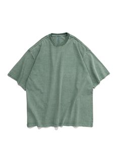 This is a casual and comfortable t-shirt made out of high quality cotton 100% fabric. With design detail of natural and vintage color achieved through vintage washing and subtle logo detail on the back neckline, it gives a trendy mood.- Relaxed silhouette- Logo print on the back neckline- Pigment dyed fabric- American chain stitches on the neckline, three needle stitches on the neck ribbing Pre-washed Relaxed Fit T-shirt For Streetwear, Faded Pre-washed Cotton T-shirt, Casual Pre-washed T-shirt For Streetwear, Acid Wash Short Sleeve T-shirt For Everyday, Green Washed T-shirt For Streetwear, Basic Washed Black Cotton T-shirt, Washed Cotton T-shirt For Streetwear, Solid Washed Short Sleeve T-shirt, Oversized Distressed Cotton T-shirt