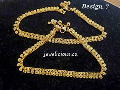 Gold Polished Anklets (Leg Chains)- D-5 to D-7 Premium Quality. Handcrafted with golden pearls and unique designs. Its suitable for all festive occasion's. All leg chains are suitable for  small ,medium to large legs. a pair of leg chains. Design no. 5-size 28 cm - available               no- 6 size 26.5 cm - sold              no. 7  size 27.5 cm - available Gold Anklets For Diwali Festival, Gold Anklets For Diwali Festive Occasion, Gold Anklets For Festive Diwali Occasion, Gold Anklets For Diwali Gift, Gold Temple Jewelry Anklets As Gift, Elegant Gold Anklets For Festive Occasions, Elegant Gold Festive Anklets, Festive Gold Anklet As Gift, Festive Gold Anklets For Gifts