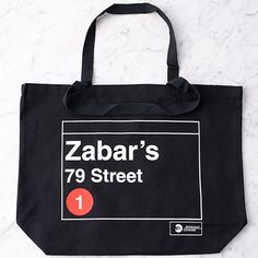 Zabar's 79th Street Subway Tote Bag