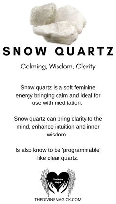 Snow Quartz Crystal Meaning, White Quartz Meaning Crystals, Snow Quartz Meaning, Milky Quartz Crystal Meaning, Quartz Crystal Meaning, Best Healing Crystals, Minerals Crystals Stones, White Quartz Crystal, Snow Quartz