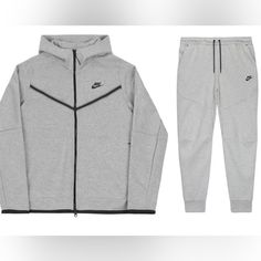 Brand New Never Been Worn Nike Tech Fleece Outfit Men, Nike Tech Sweatsuit, Nike Tech Fleece Tracksuit, Nike Clothes Mens, Nike Tech Fleece Hoodie, Couture Invisible, Fleece Outfit, Tech Fleece Hoodie, Nike Sportswear Tech Fleece