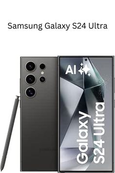 the samsung galaxy s20 ultra phone is shown in this advertisement