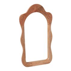 a wooden frame that is shaped like an arch