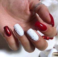 CHRISTMAS NAILS: The Sweater Nails Holiday Edit! Christmas Sweater Nails, Sweater Nails, Christmas Nail Art Designs, Christmas Nail, Nail Art Inspiration