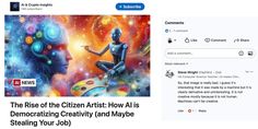 AI is not "democratizing creativity." It's doing the opposite Creative Economy, Creative Jobs, Eye Roll, Science Teacher, Silicon Valley, Improve Health, Making Mistakes, Health Coach