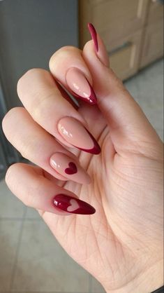 Romantic Nails, February Nails, Nails Polish, Jelly Nails, Heart Nails, Chic Nails, Makati, Valentine's Day Nails