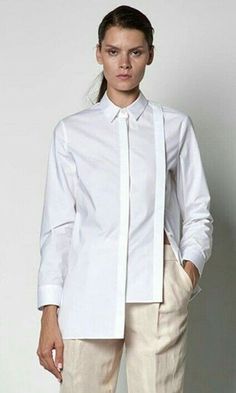 Detail Couture, Mode Kimono, Fashion Tops Blouse, Shirt Refashion, 가을 패션, Mode Inspiration, Fashion Sewing, Fashion Details, A Dress